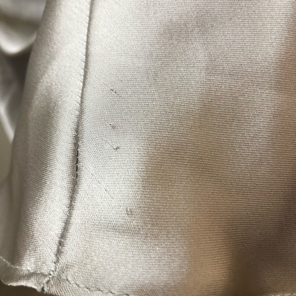 Zara silver Satin Slip Dress | Holiday | Metallic NWT - Picture 10 of 12